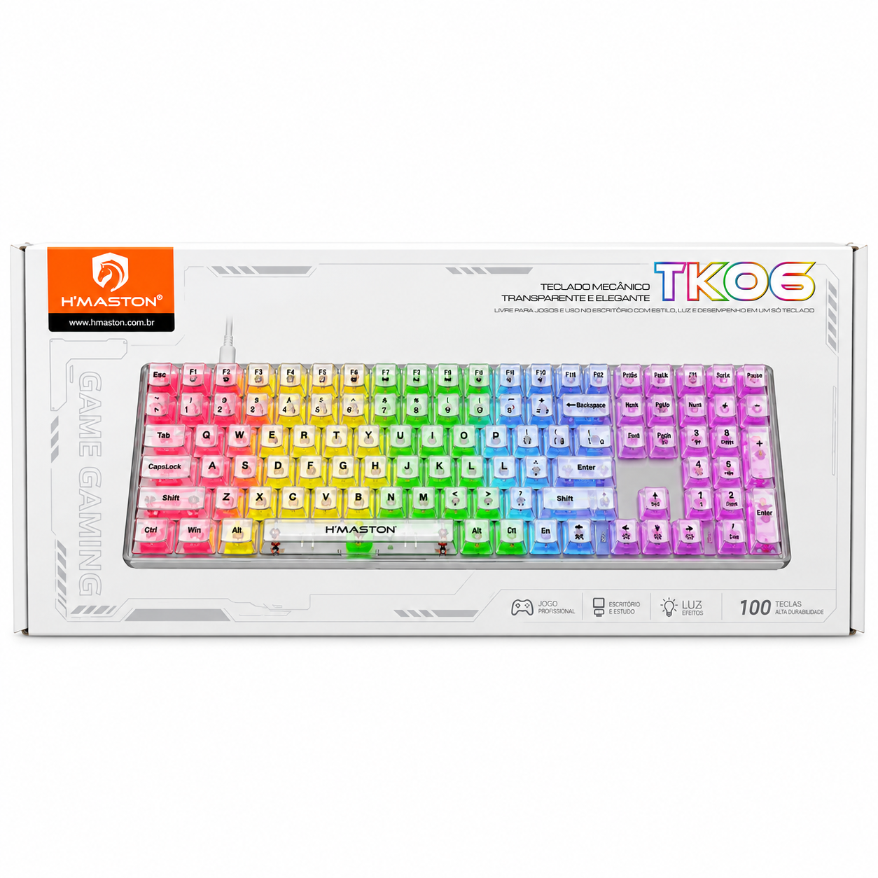 Teclado Mecânico RGB TK06 H'maston